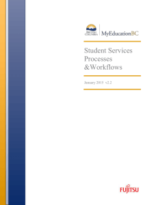 Student Services Processes and Workflows