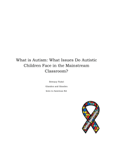 What is Autism: What Issues Do Autistic Children Face in the