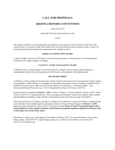 call for proposals arizona history convention
