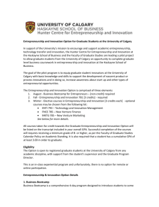Information - University of Calgary