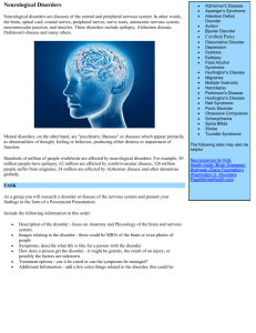 Neurological Disorders