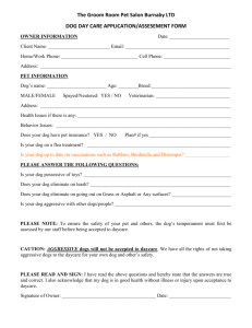 The Groom Room Burnaby Registration Form