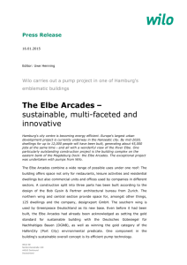 Press release - The Elbe Arcades * sustainable, multi-faceted