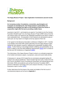 Background and criteria – Happy Museum Commissions 2nd Round