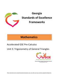 Acc-Pre-Calculus-Unit-3 - Georgia Mathematics Educator Forum