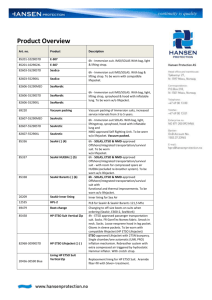 Product Overview