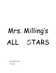 Mrs. Milling*s All Stars
