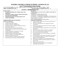 student objectives (competencies/outcomes)
