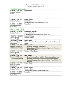 Schedule - The Center for Process Studies
