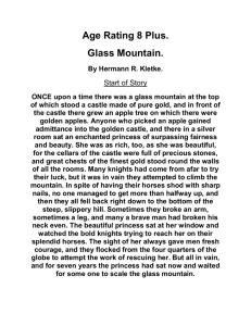 Glass mountain. text