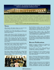 Issue 2: December 2014 - University of Massachusetts Boston