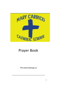 Catholic School Prayer Book