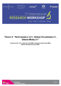 Sustainable city, Urban Vulnerability, Urban Mobility