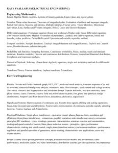 electrical gate syllabus