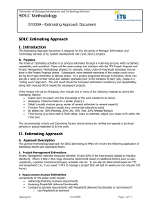 Estimating Approach - University of Michigan