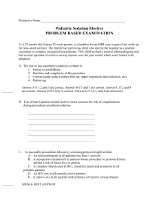 Link to Sedation Teaching Cases