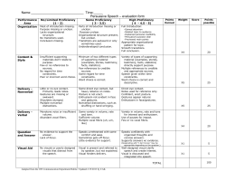 persuasive grading speech sheet Comparing Verbal & Communication Nonverbal