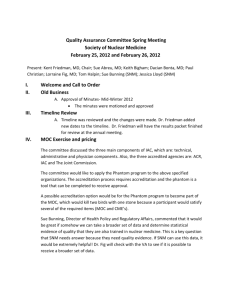 2012 Spring Meeting Minutes - Society of Nuclear Medicine and