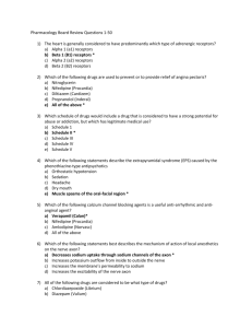 Pharmacology Board Review Questions 1-50