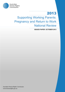 ISSUES PAPER: October 2013 - Australian Human Rights