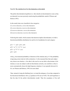 Text S2. The statistical test for discrimination-at