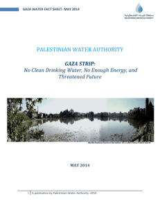 gaza water fact sheet- may 2014 - Institute of Environmental and