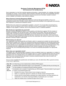 BCP_Self-Assessment - North American Die Casting Association