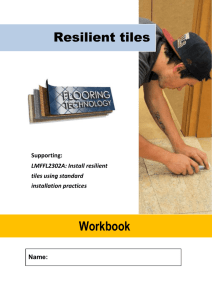 Work book - flooring technology