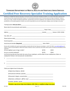 Click Here for the 7 pg. CPRS Training Application (New Peers)