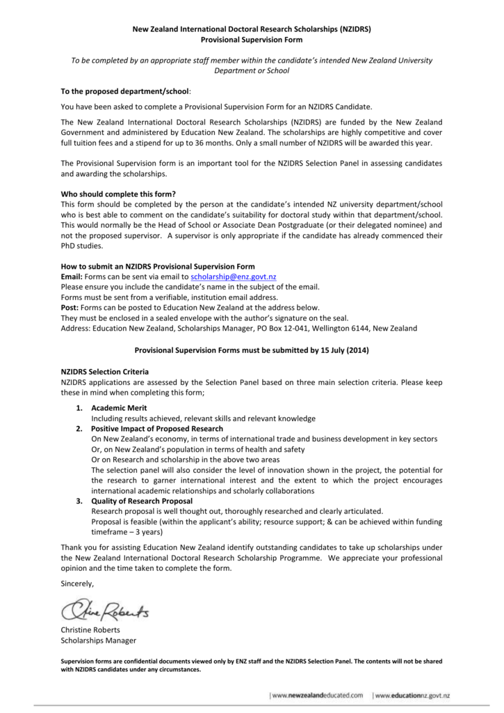 Research proposal phd new zealand