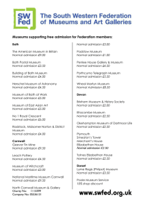 «Museum» - South Western Federation of Museums and Art Galleries