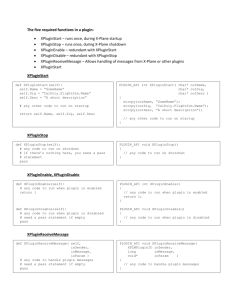 Plugin Handout