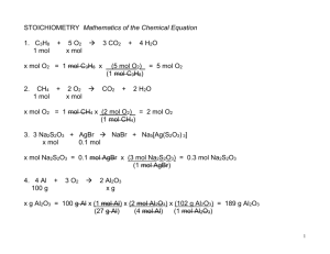 1 mol O 2 - Teach.Chem