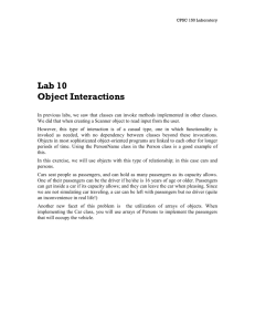 Lab 10 Object Interactions