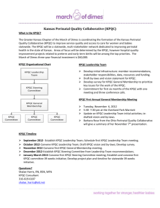 Kansas Perinatal Quality Collaborative (KPQC)