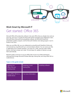 Get started: Office 365