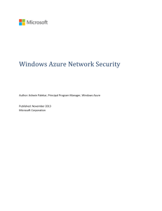 Windows Azure Network Security Whitepaper - FINAL