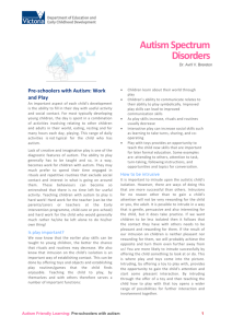 Pre-schoolers with autism – work and play (doc 3 (docx