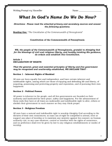 Analyzing State Constitutions