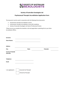 Psychosexual Therapist – Accreditation Application Form 2014 (doc)