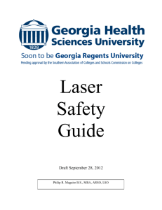 Laser Safety Guide Draft 09 25 12