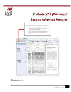 EndNote_X7.3_2015_CS.. - Lane Medical Library Digital Document