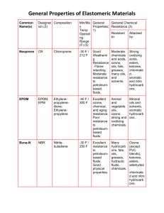 General Properties Of Elastomers