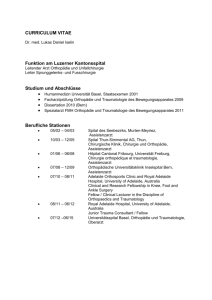 curriculum vitae - Luzerner Kantonsspital