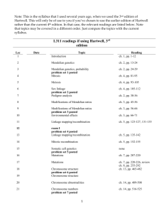 L311 readings if using Hartwell, 3 rd edition