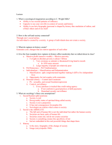 Exam #1 Review Answers 9.9.15