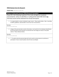 NUHS PDPA Review Form