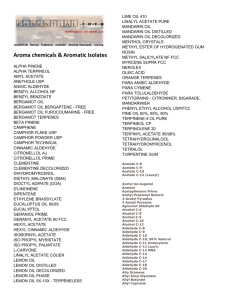 AROMAAromatics - Essential Chem Inc.