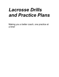 practice plans and drills - Billings Scorpions Lacrosse