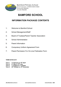 BAMFORD PRIMARY SCHOOL